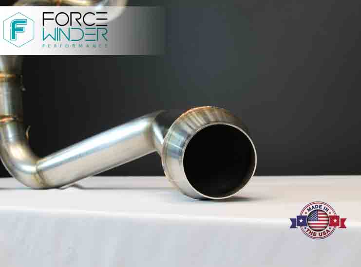 BUELL XB EXHAUST IN STAINLESS STEEL RAW FINISH.