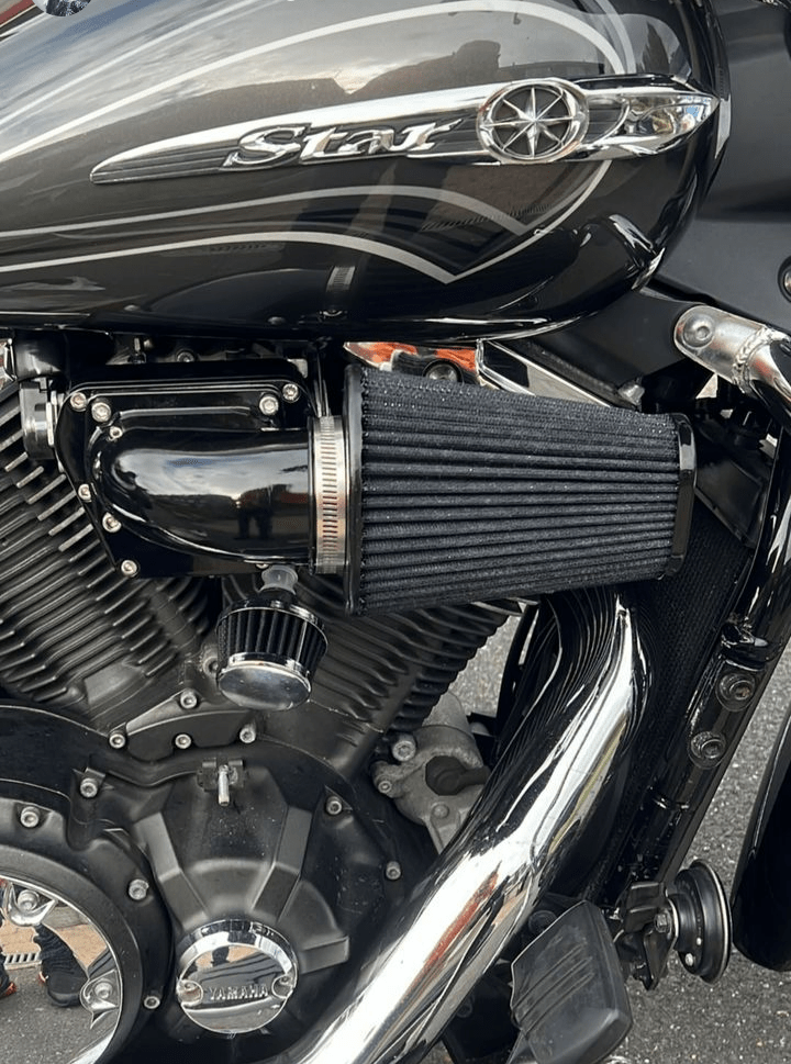 Yamaha Star air intake, amaha Bolt air intake by ForceWinder. Yamaha Bolt air cleaner