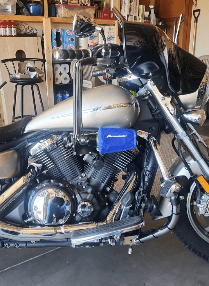 Yamaha Stryker air intake by ForceWinder