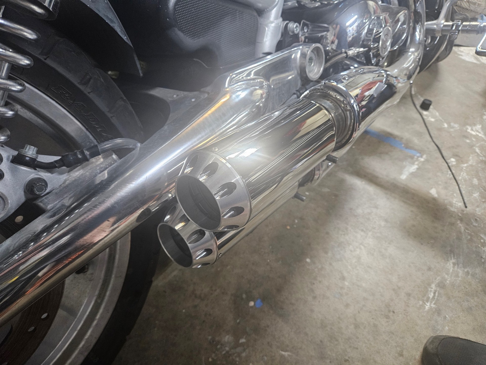 Harley Davidson VRod Exhaust Tips by ForceWinder. Harley VRSC Exhaust