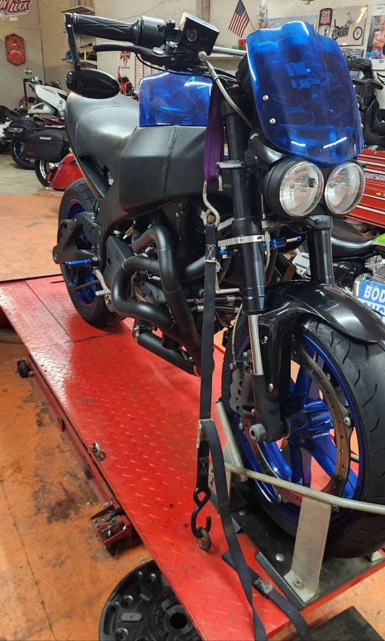 Buell Motorcycle with ForceWinder Exhaust System