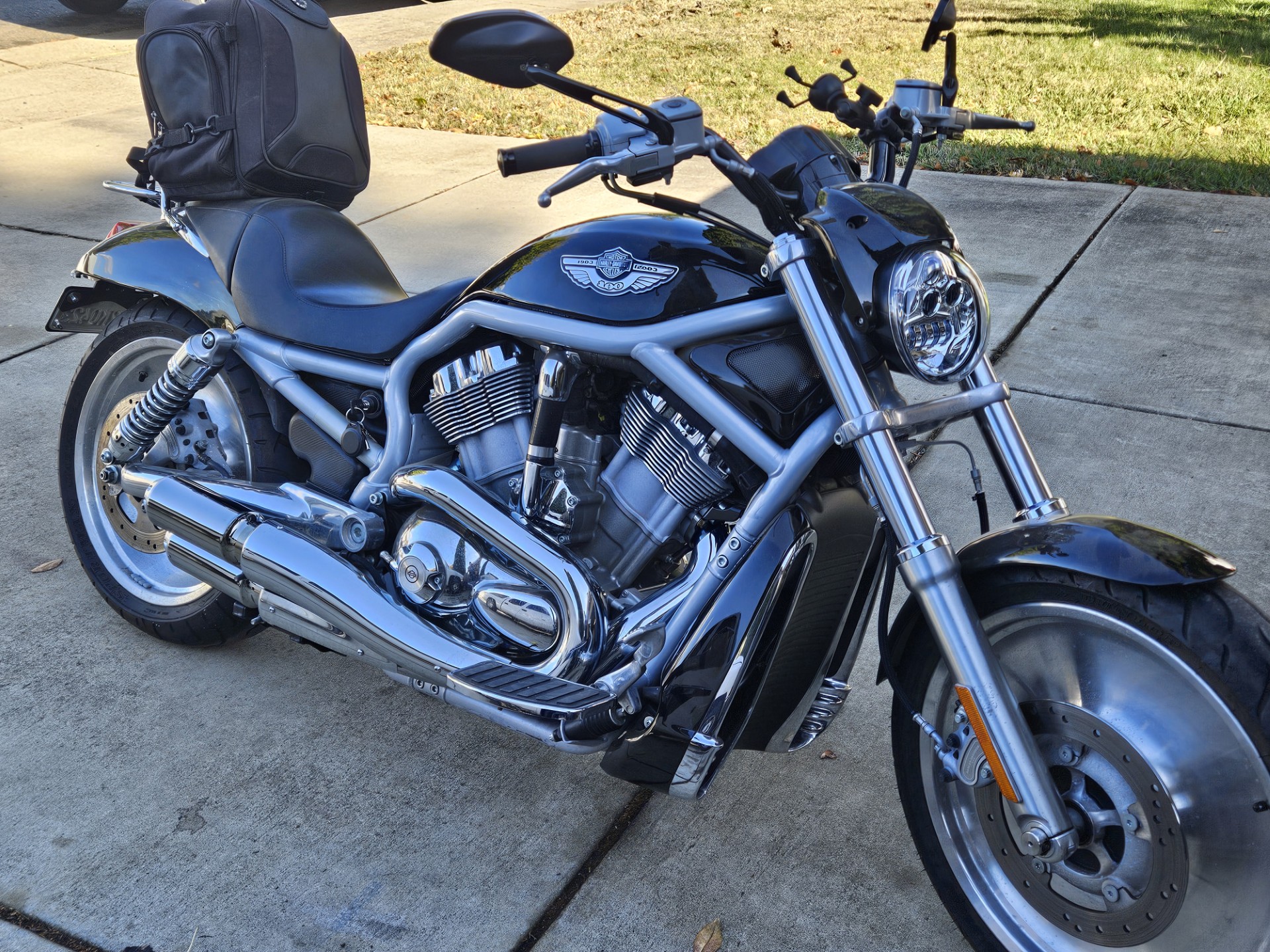 VRod exhaust tips by ForceWinder, VRSC Exhaust Tips