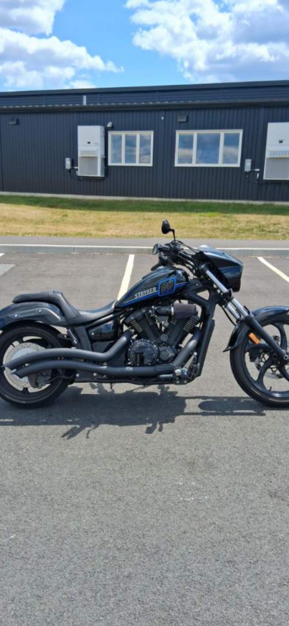 Yamaha Stryker air cleaner, Yamaha Stryker air intake system by ForceWinder Intake system