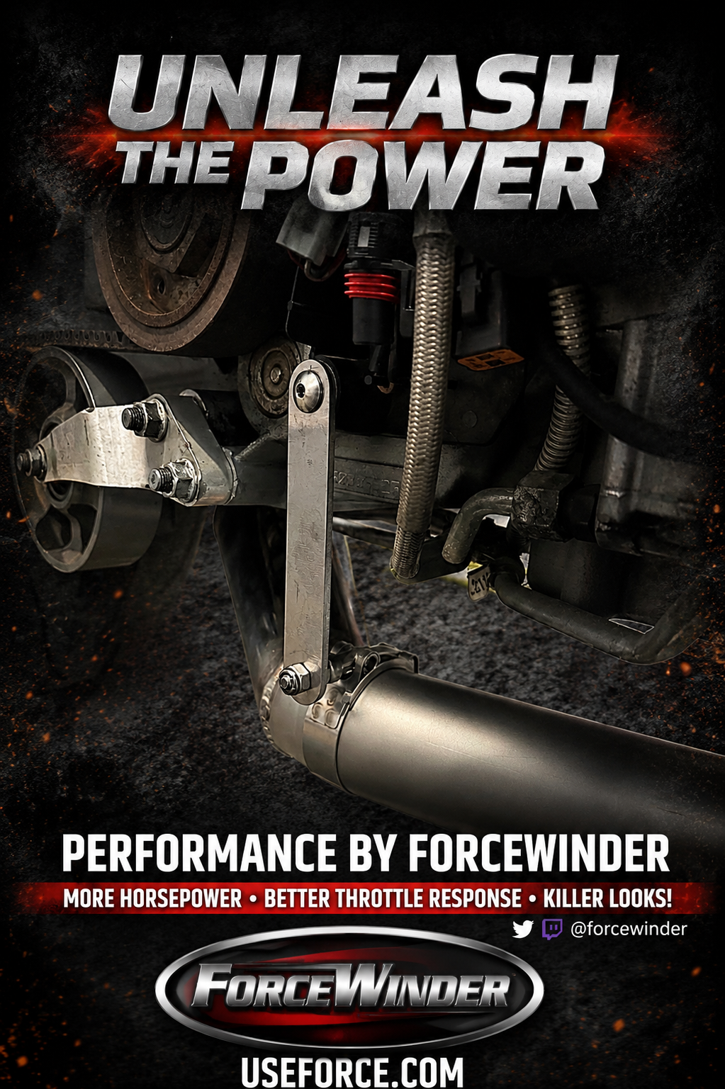 Buell XB Buell Exhaust Megaphone Support by ForceWinder