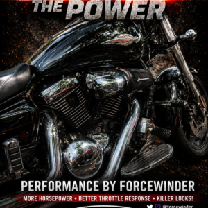Suzuki Maurader with ForceWinder Intake Chrome