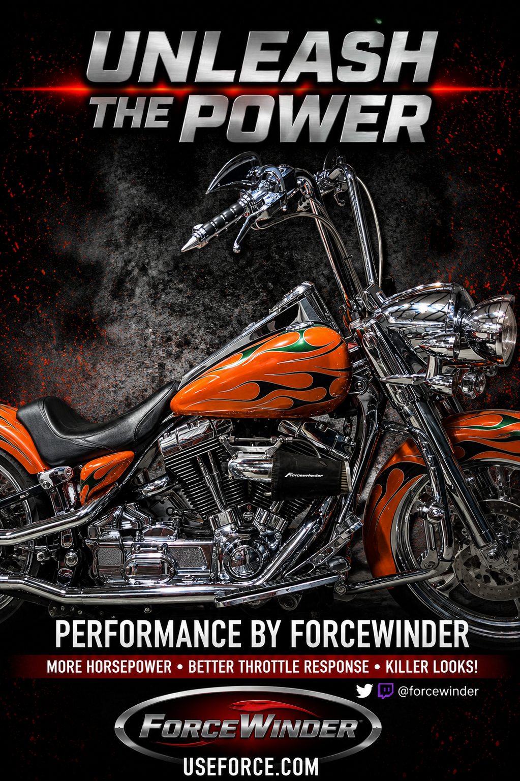 Harley Road King with Magneti Marelli and ForceWinder Intake