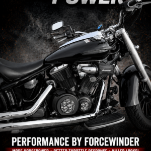 Yamaha Stryker Polished Air Cleaner by ForceWinder Performance Intake