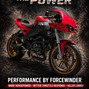 Buell XB Exhaust in Satin Black System by ForceWinder Performance Exhaust Systems