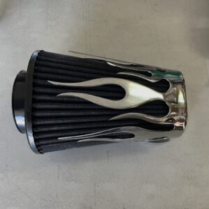 ForceWinder Chrome Show Off Cover - Flames