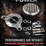 ForceWinder Harley Sportster Black Ops Chrome Intake